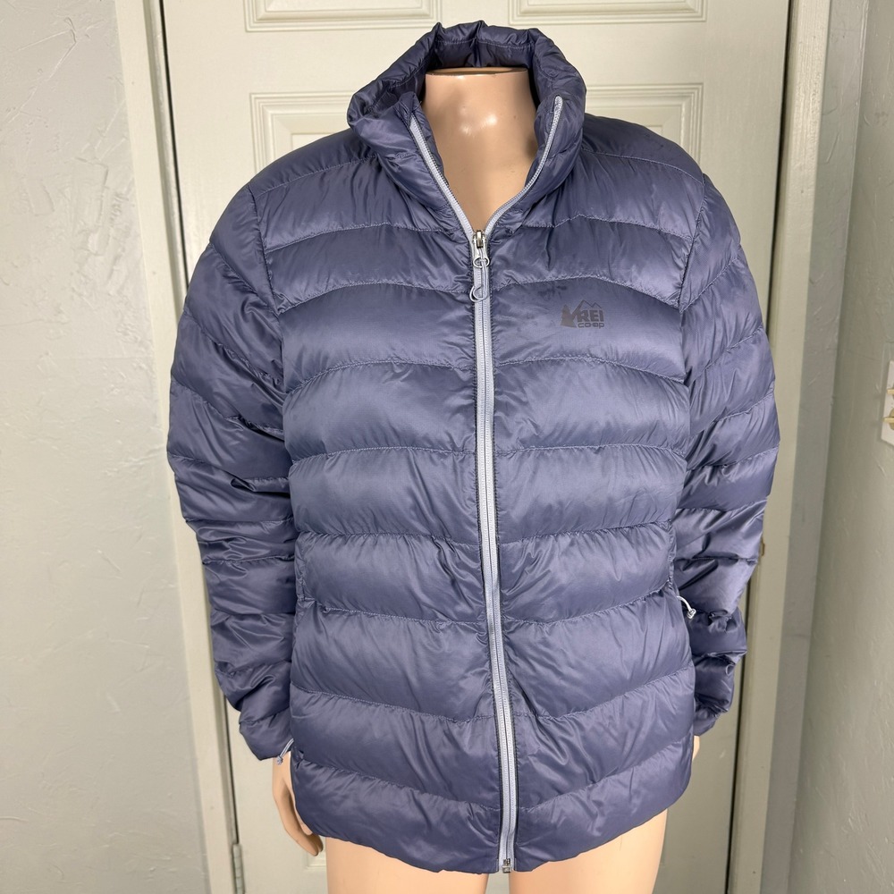 REI 650 Down Women's Jacket Small Full Zip XL Puffer Coat Hiking Packable CC24